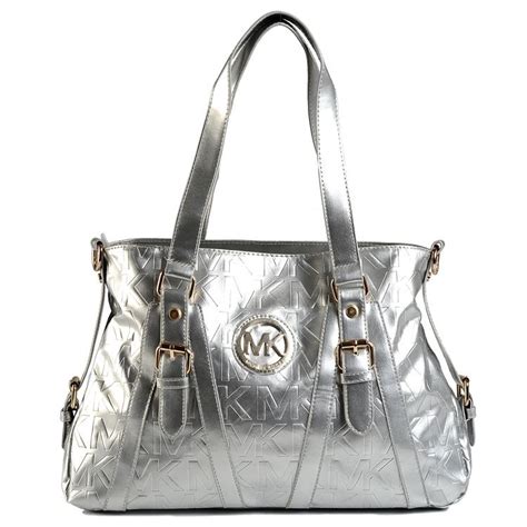 handtasche michael kors sale|Michael Kors silver satchel handbag.